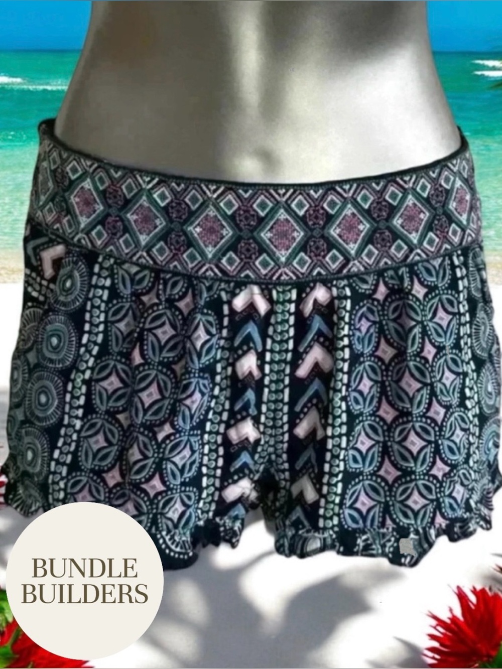 $10 Add-on | Rayon Printed Shorts